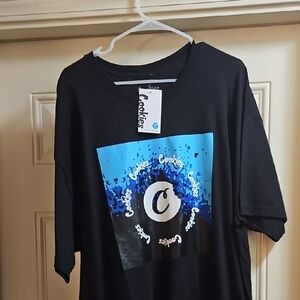 Cookies Black and Blue Graphic Short Sleeve Tee